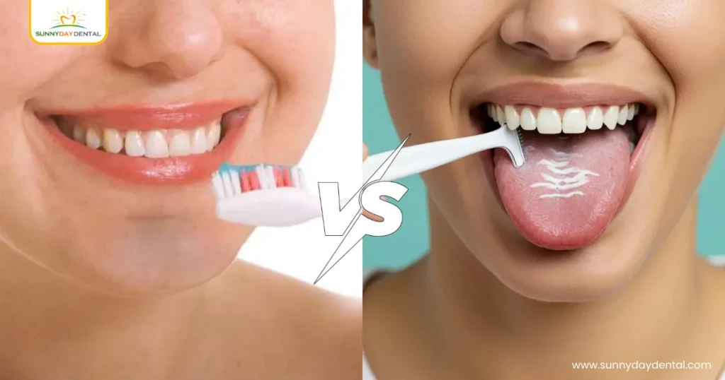 Tongue Scraper vs Brushing, Which Is Better