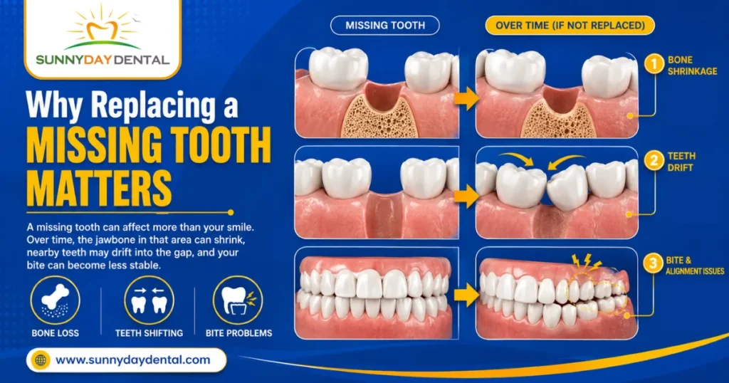Why Replacing a Missing Tooth Matters