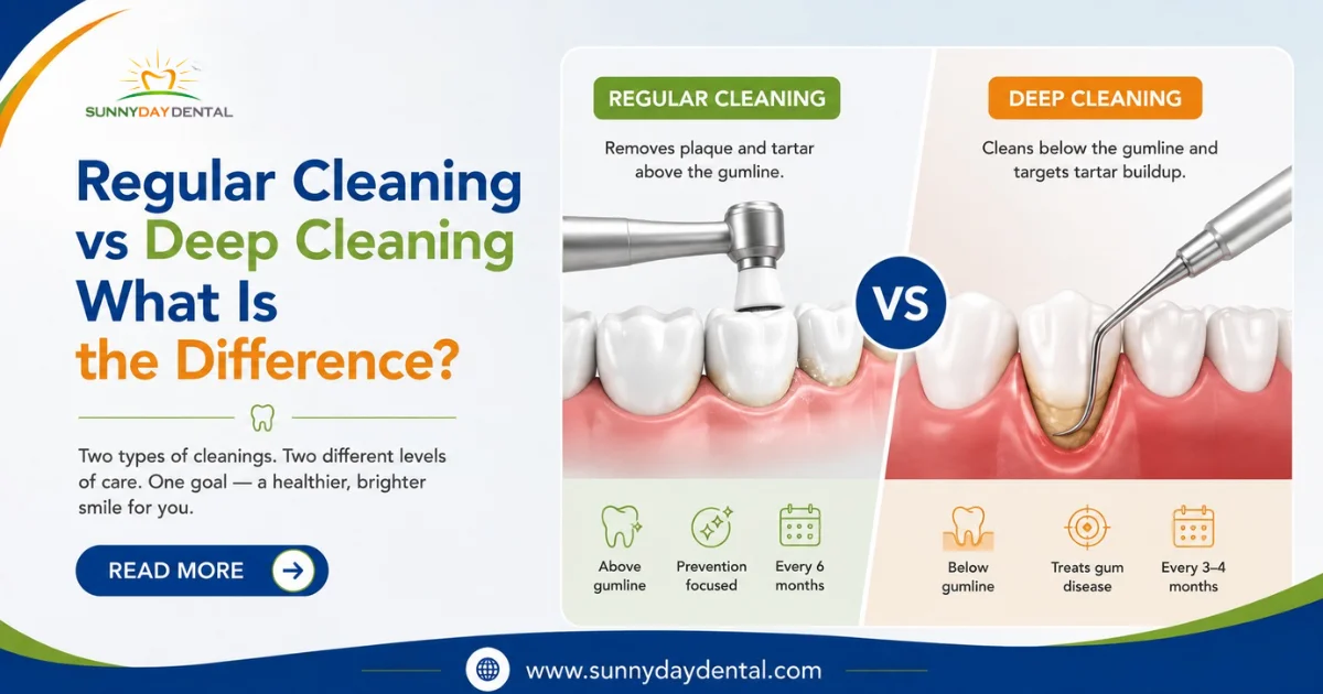 Regular Cleaning vs Deep Cleaning